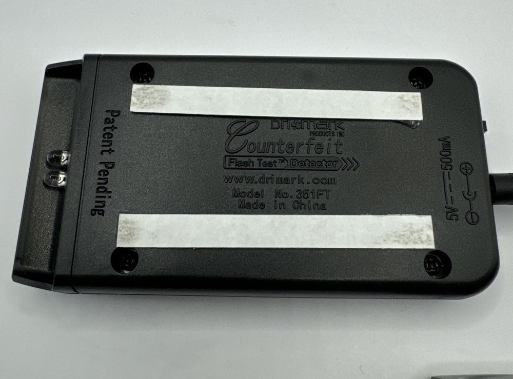 Dri Mark Counterfeit Flash Bill Test Detector Ink Watermark UV Tester EUC