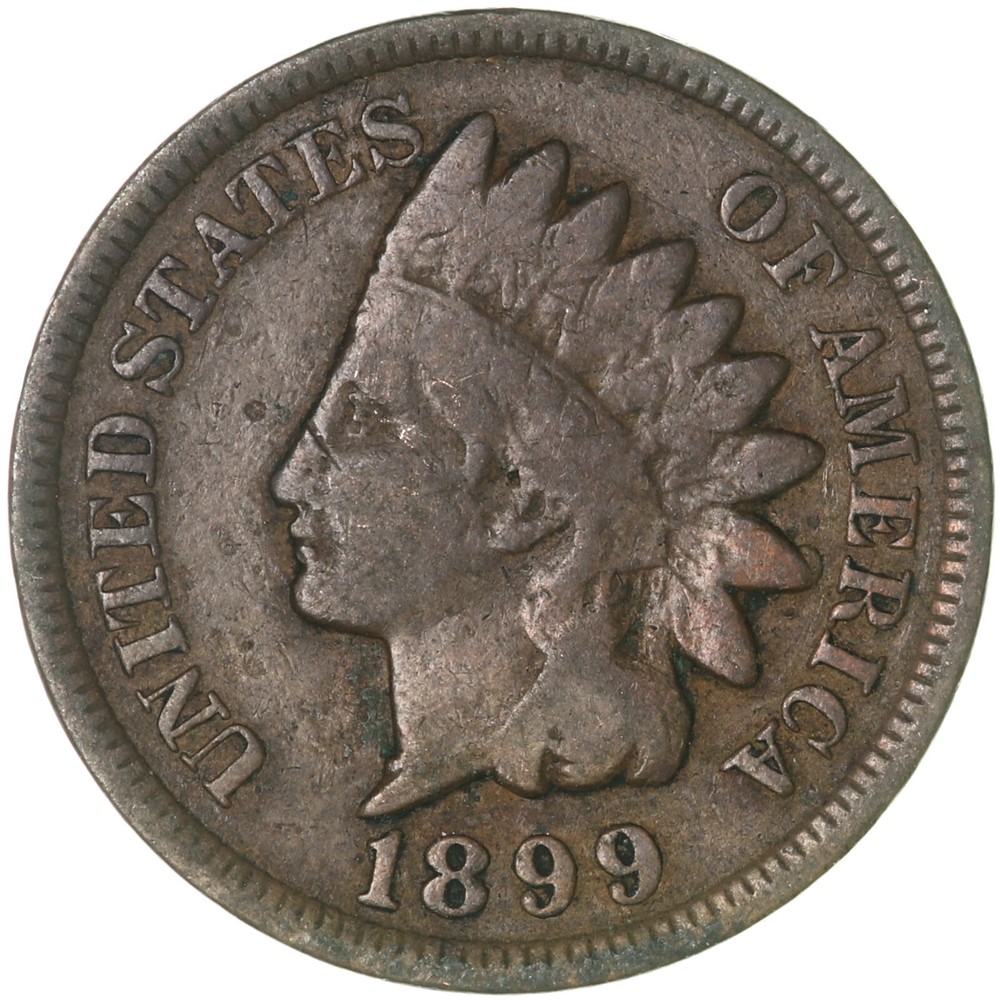 1899 (P) Indian Head Cent Good Penny GD