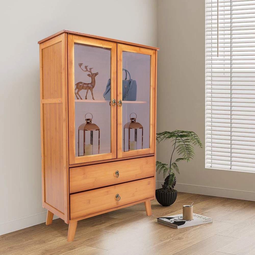 Stylish Brown Kitchen Sideboard with Ample Storage & Elegant Design