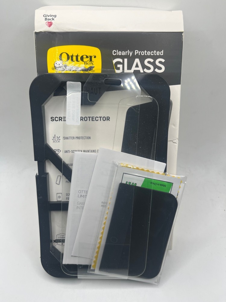 OtterBox Clearly Protected Glass Screen Protector for iPhone 12 & IPhone 12 Pro