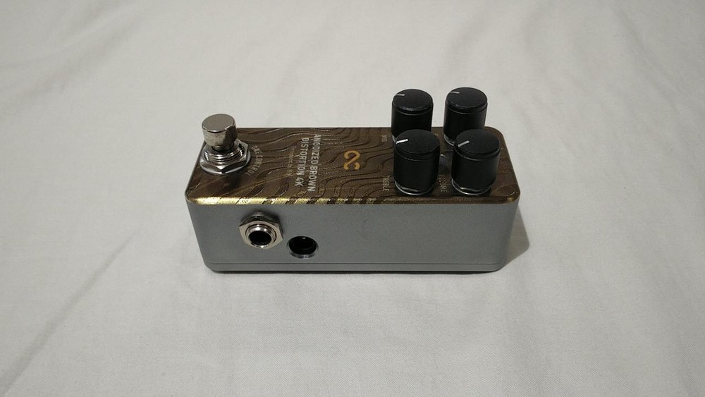 ONE CONTROL ANODIZED BROWN DISTORTION 4K EFFECTOR 395056