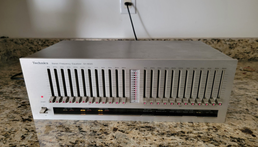 TECHNICS SH-8020 Stereo Frequency Equalizer Service, 12 Band EQ Multi Voltage