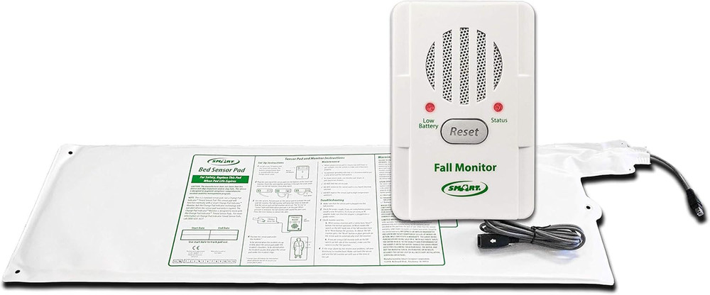 Elderly Bed Exit Alert - Fall Prevention Alarm with Weight Sensing Pad