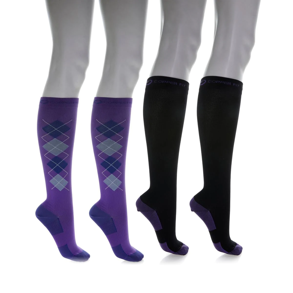 Copper Fit™ Knee-High Compression Socks 4-pack 581211/595126-J