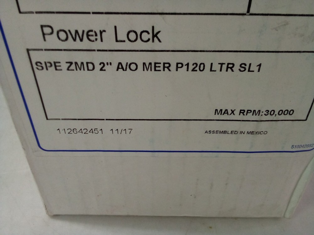 100-Merit Power Lock Snap On Type-1 Quick Change 2” X 120 Grit Sanding Discs