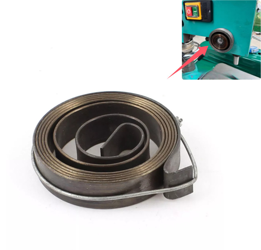 Universal Bench Drill Press Quill Feed Return Coil Spring Assembly 1Set