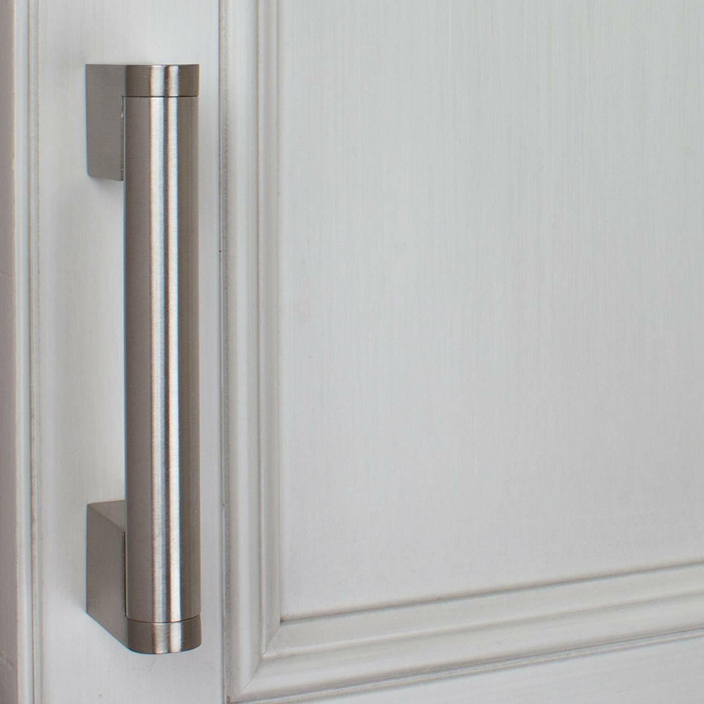 New GlideRite Hardware 52003-96 Cabinet Pull, 3.75" Brushed Stainless Steel