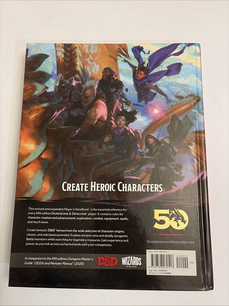 Dungeons & Dragons: Players Handbook 2024