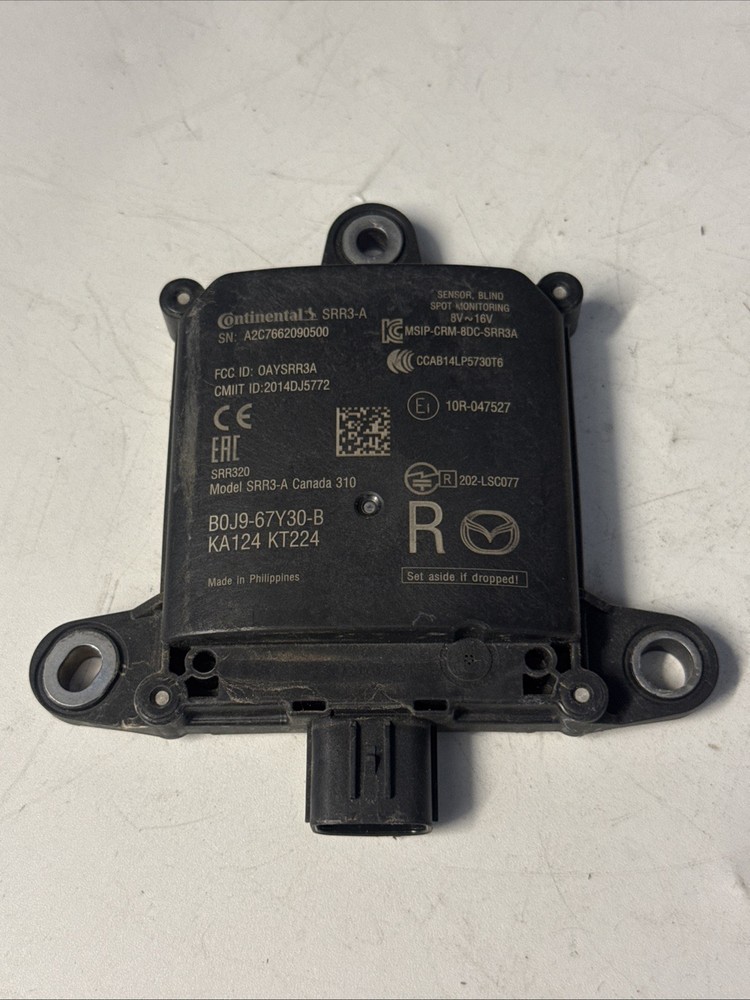 2019-2023 MAZDA 3 REAR LEFT DRIVER SIDE BLIND SPOT RADAR SENSOR MODULE UNIT OEM