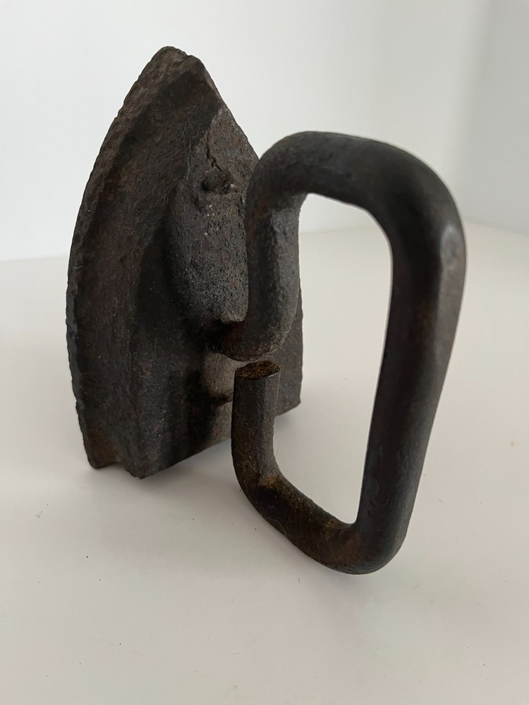 Vintage Rustic Black Sad Flat Iron