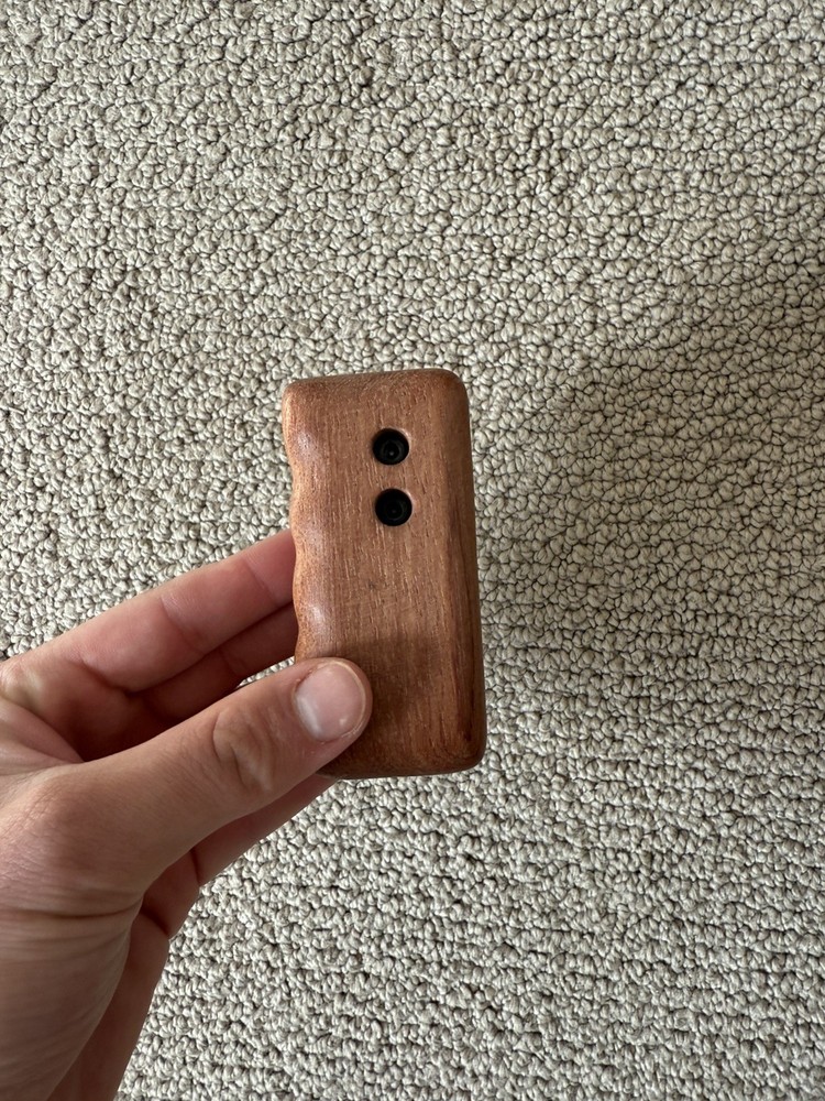 Camvate Wood Handle Grip Mount Support left side