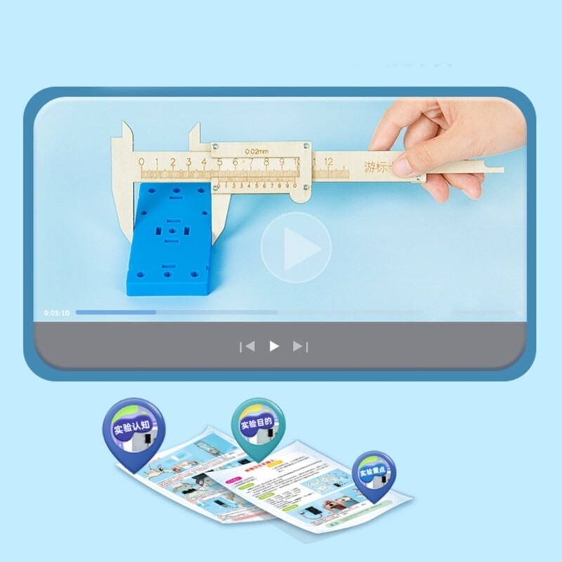 Vernier Caliper Model Vernier Caliper Assemble Toy with Instructions