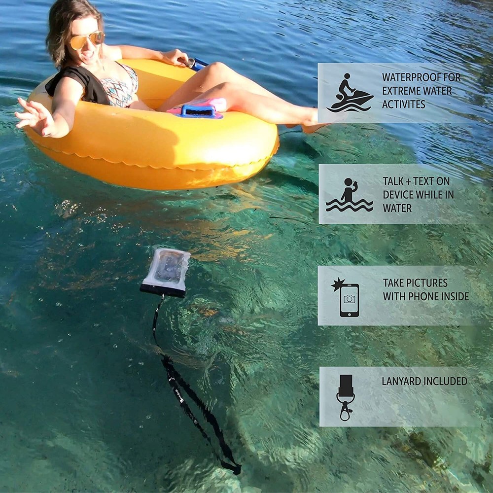 Geckobrands Float Phone Dry Bag - Blue