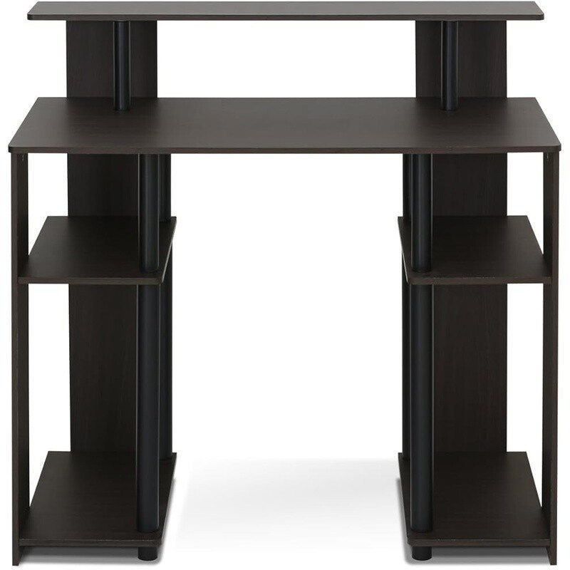 Compact Computer Desk Sturdy Lightweight Easy Assembly Home Office Study Durable