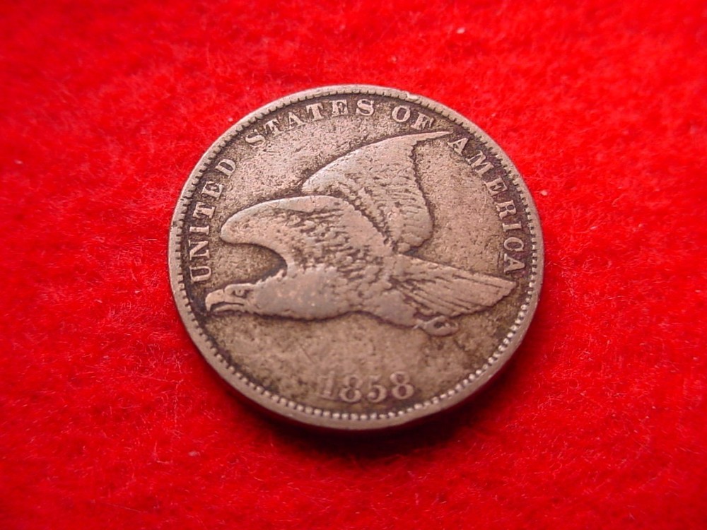 1858 FLYING EAGLE CENT GREAT CENT!!   #190