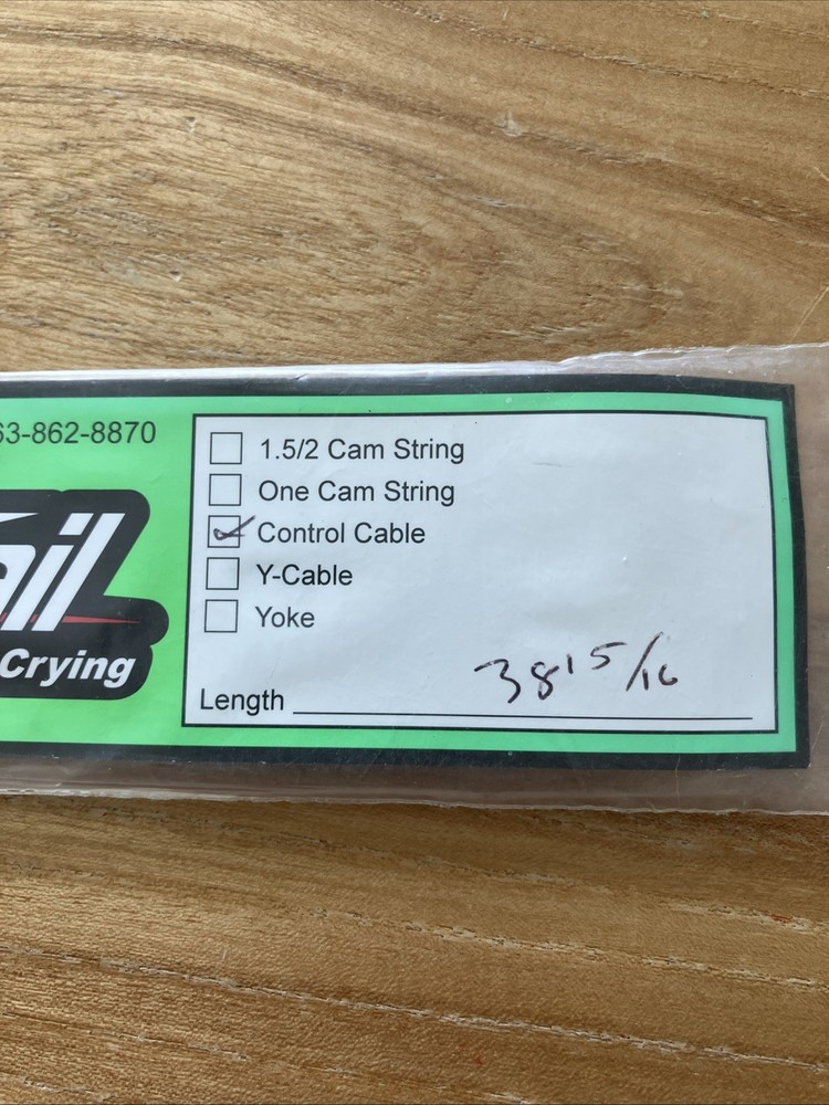 New Vapor Trail Bow String 38 15/16” Control Cable