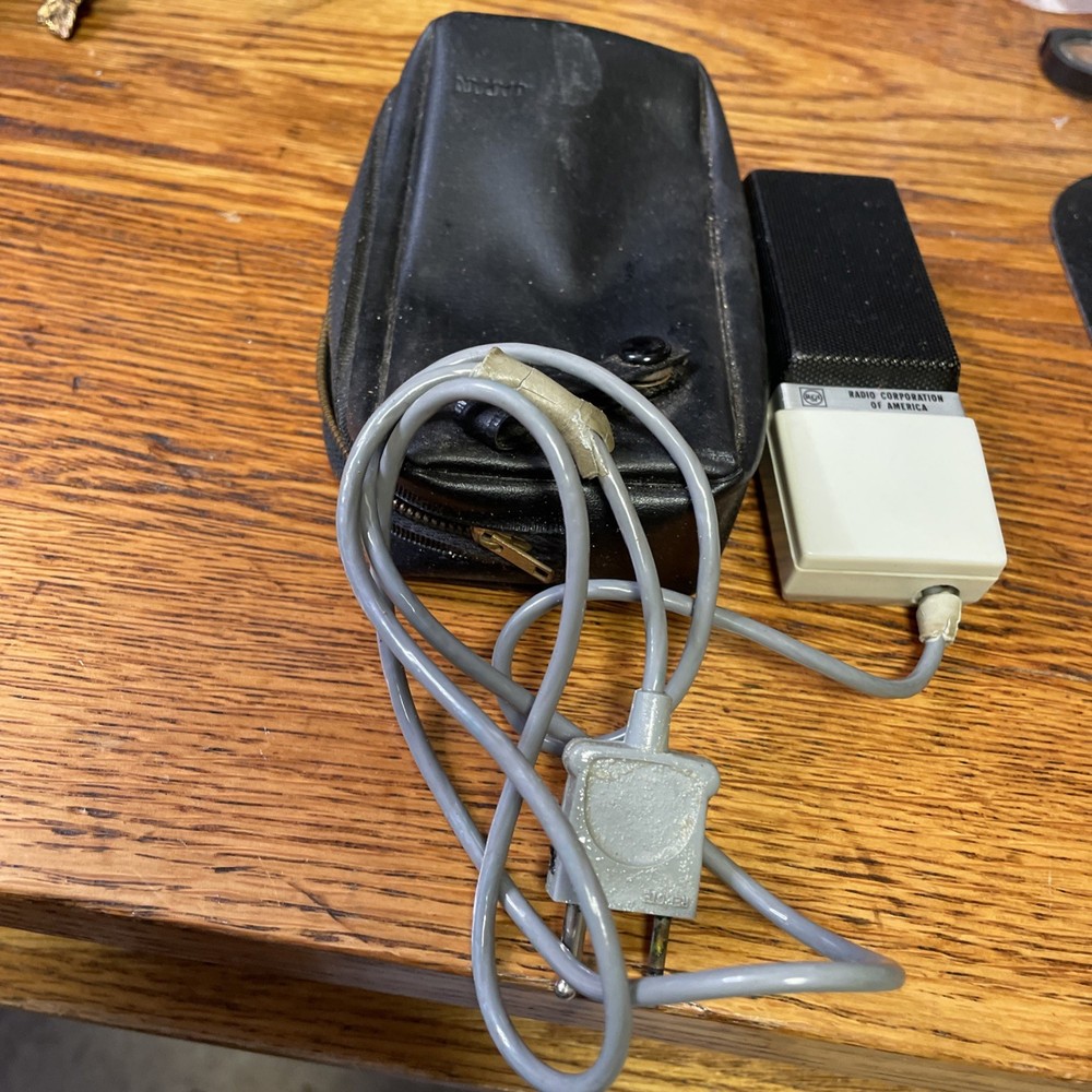 Vintage RCA Microphone for Recorder Case