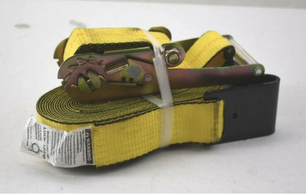 Lodi Metals Ratchet Strap Flat Hooks Working Load Limit 3335 Lbs 2" x 30'