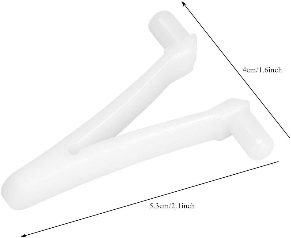 Durable V-Clips for Telescopic Pool Poles - Essential 6 Pack for Pool Cleaning