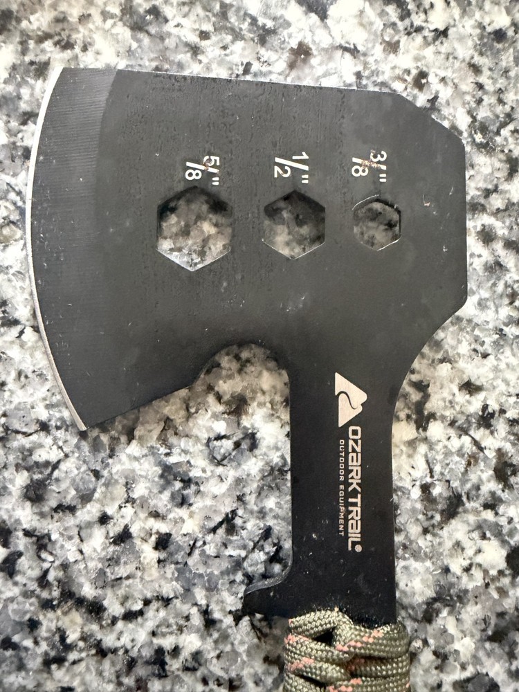 Ozark Trail Hatchet Axe with Paracord Wrapped Handle