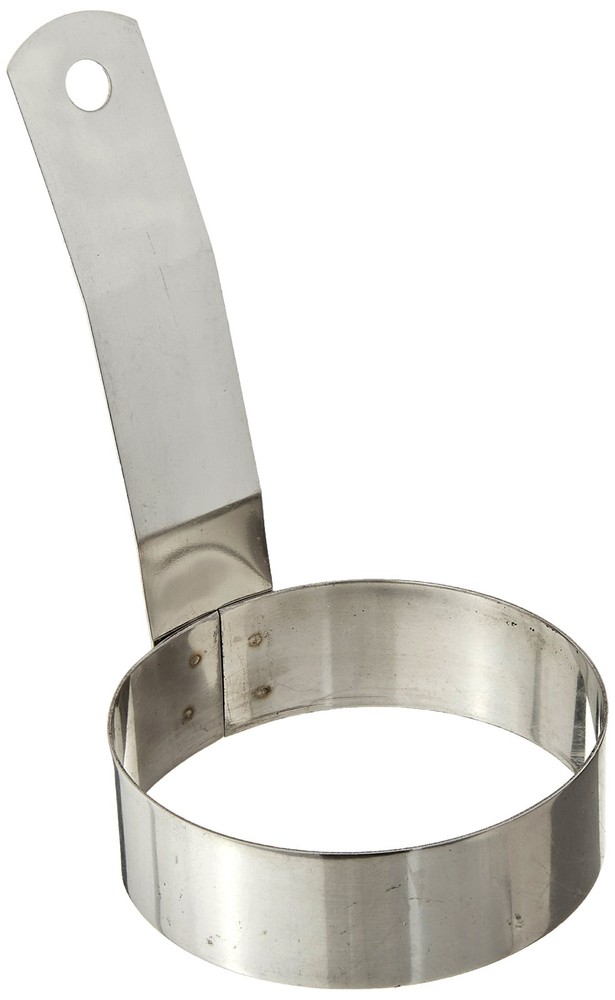 Winco Round Egg Ring, 3-Inch, Medium, Stainless Steel