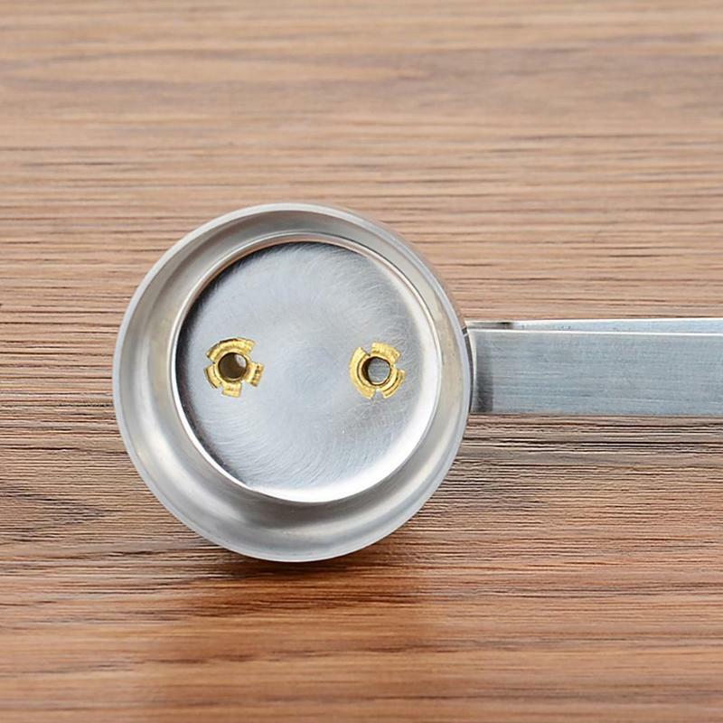 Stainless Steel Egg Topper Cutter Shell Opener Boiled Raw Egg Cracker Knocker
