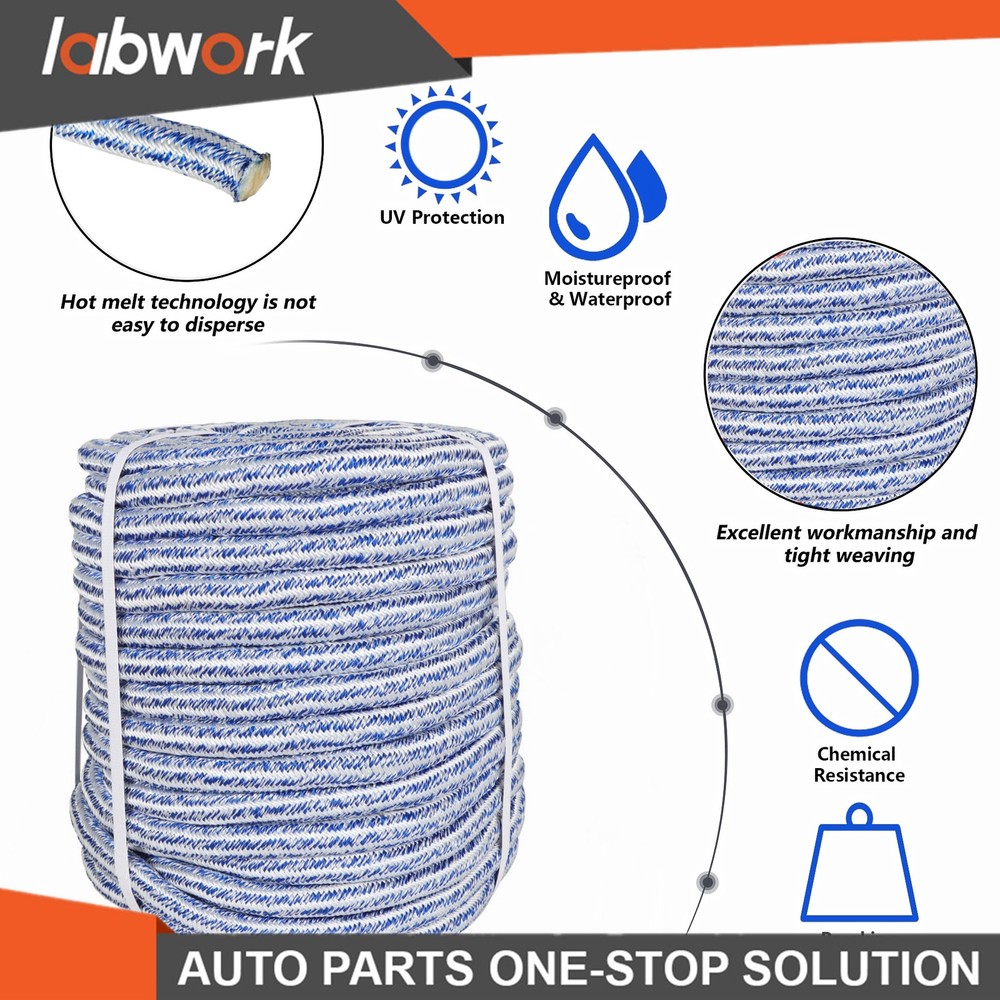 Labwork 3/4" × 150' 24 Strand Braid Polyester Rope Arborist Tree Rope