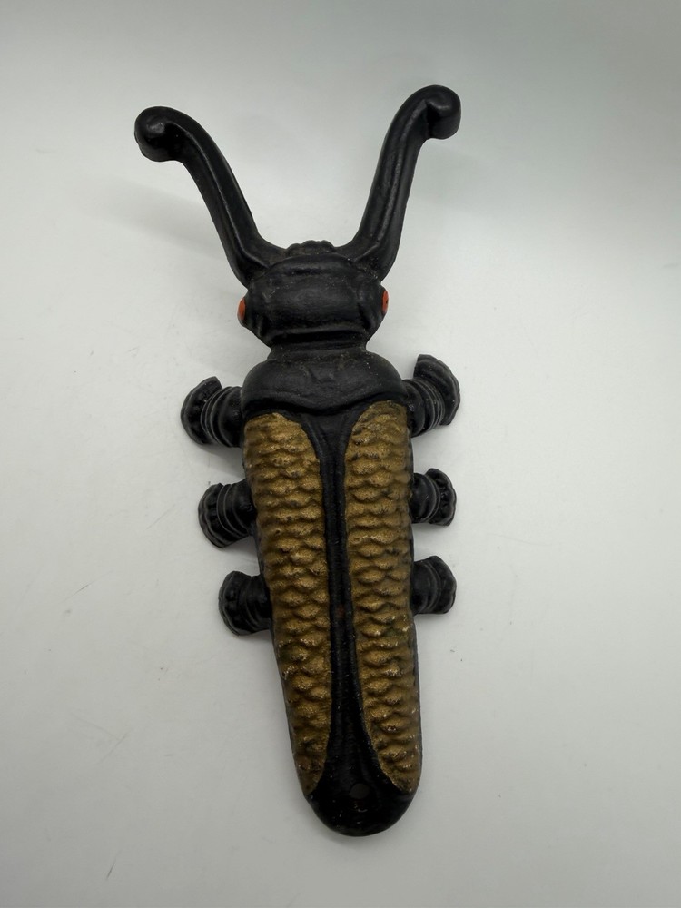 Vintage Cast Iron Beetle Bug Western Boot Jack Puller Tool #669