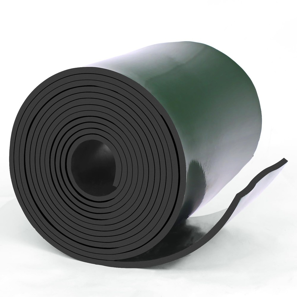 Adhesive Solid Rubber Strips 8x1/8x120 In Self Neoprene Sheets Backing DIY