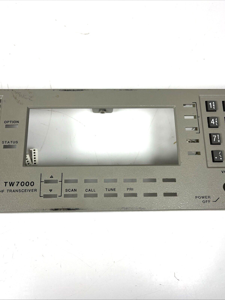 Datron TW7000 Transworld Communication Transceiver HF TRANSCEIVER face Plate