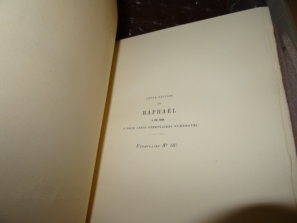 Raphaël - Lamartine Beautiful Moroccan Binding Signed - Champollion with Suit...