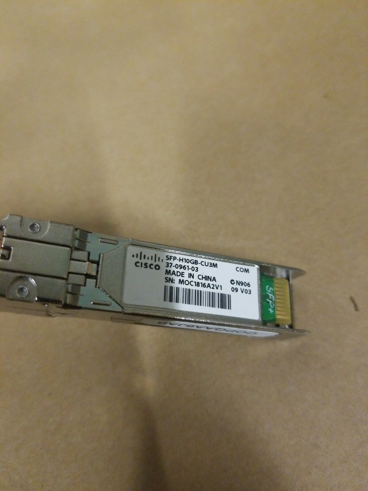 NOS CISCO SFP-H10GB-CU3M