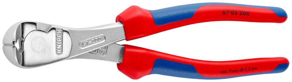 Knipex 67 05 200, 8" High Leverage End Cutting Nippers