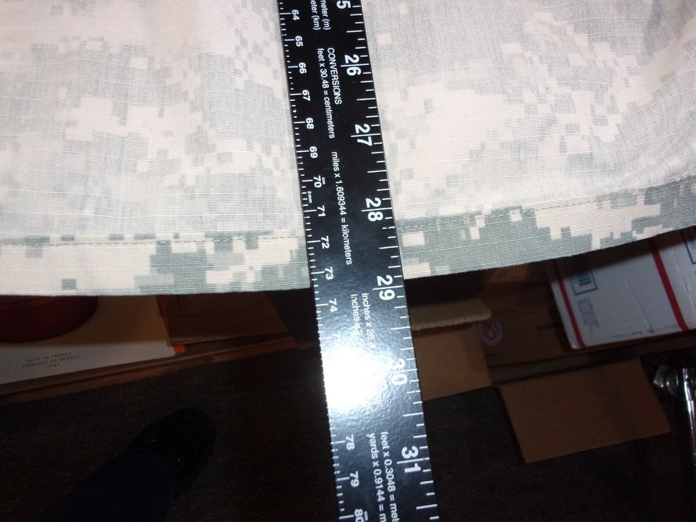 ACU DIGITAL RIPSTOP COMBAT TACTICAL JACKET COAT SIZE EXTRA SMALL LONG