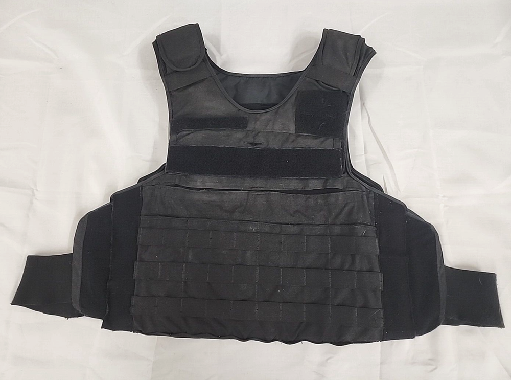 PB Molle Plate Carrier w/ Soft Inserts Black 50R Cag Sof Devgru Seal