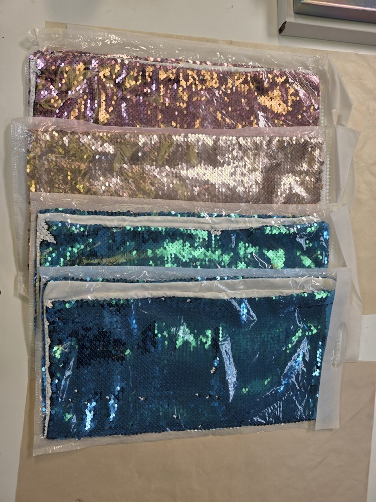Sublimation Sequin Pillow Cover 15×15 3 Colors 4 In Pack