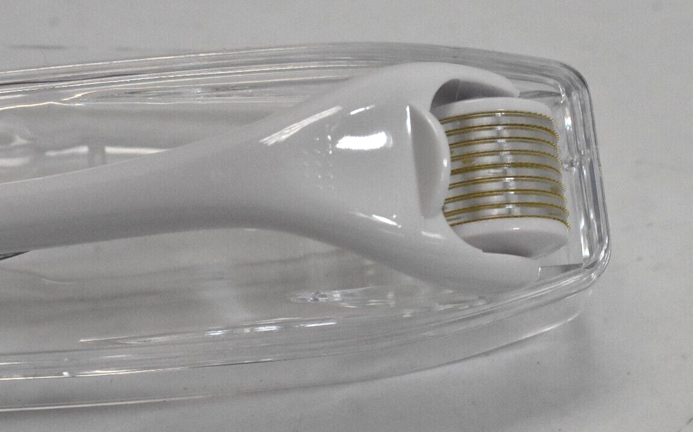 Kitsch Derma Roller 25mm Micro Derma Roller for Face & Body White