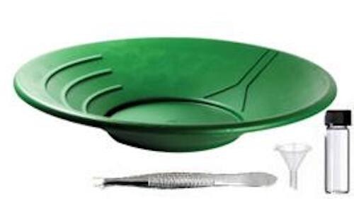 Sluice Monkey 14" Green Gold Pan Panning Kit