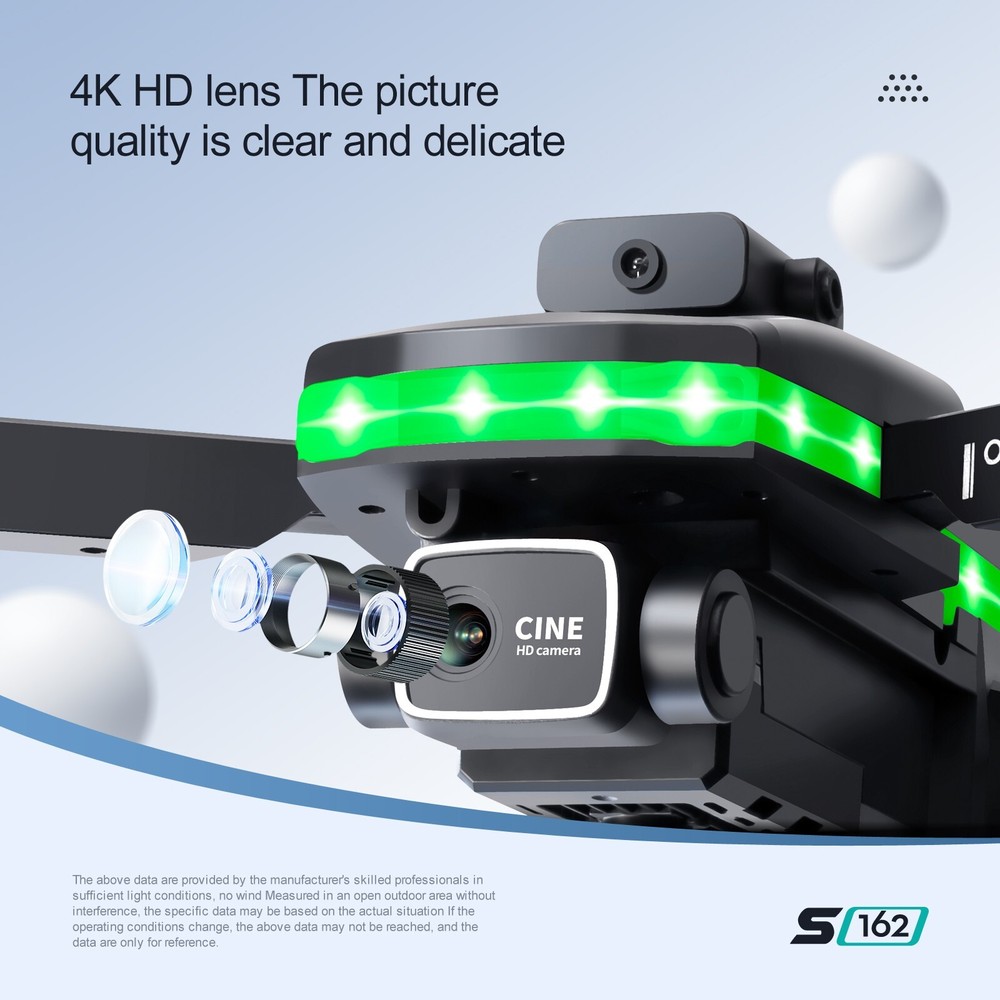 S162 RC Drones Dual Cameras Headless Mode 3pc Battery