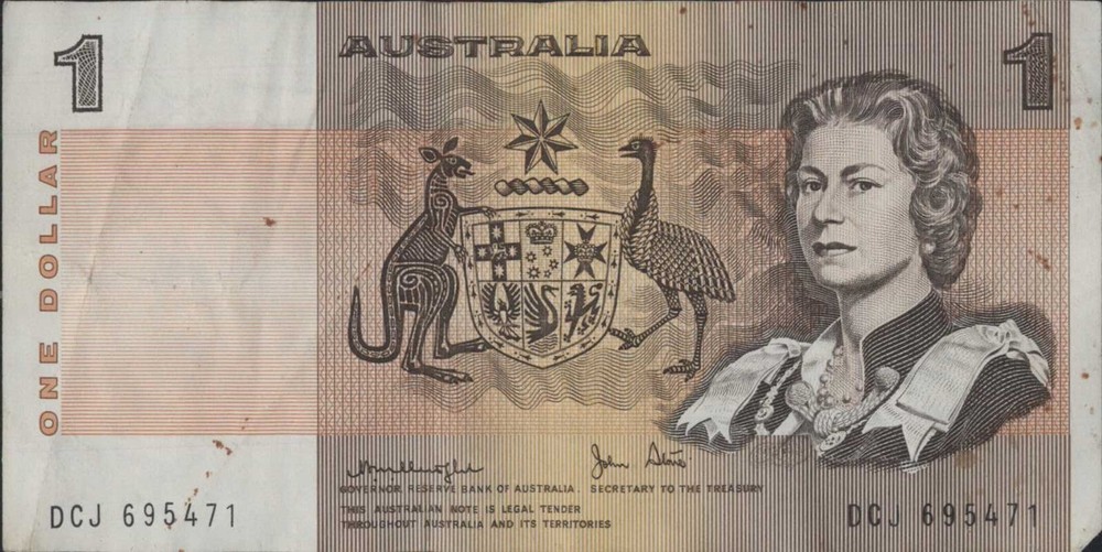 (N84-4) 1978 AU $1 bank note (D)