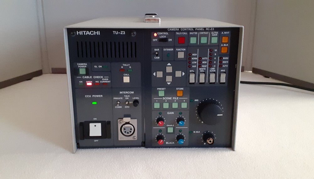 Hitachi Triax Base Station TU-Z3 & Camera Control Panel RC-Z3