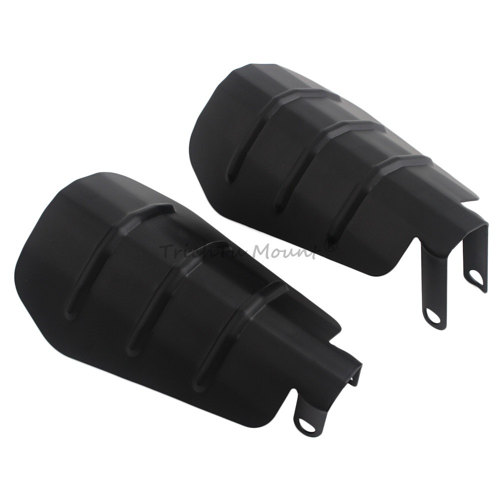 Black Handguards Hand Guards Protector Wind Deflector For Harley Touring Glide