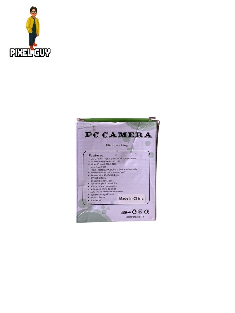 PC Camera Mini Packing 10x Digital Zoom With Lights 30 Frame/sec