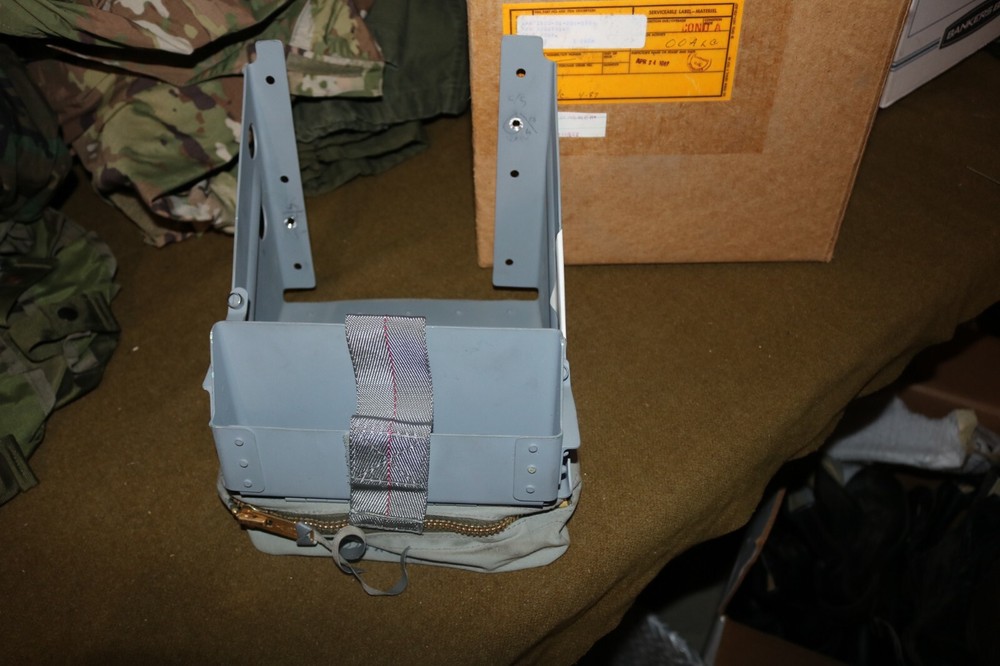 RARE F-4 Phantom cockpit mounted zippered flip down map case