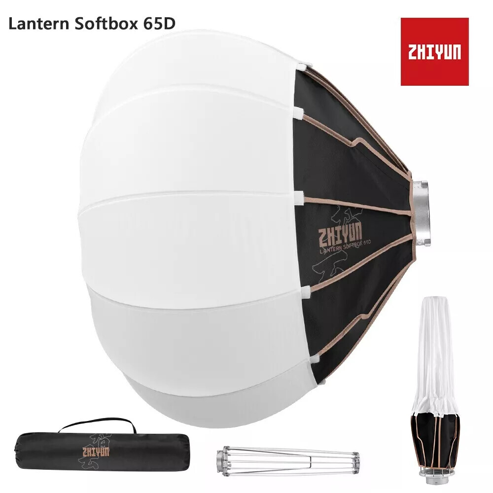 zhiyun 65D 65cm Lantern Quick-install Softbox for Bowens Mount Light Diffuser