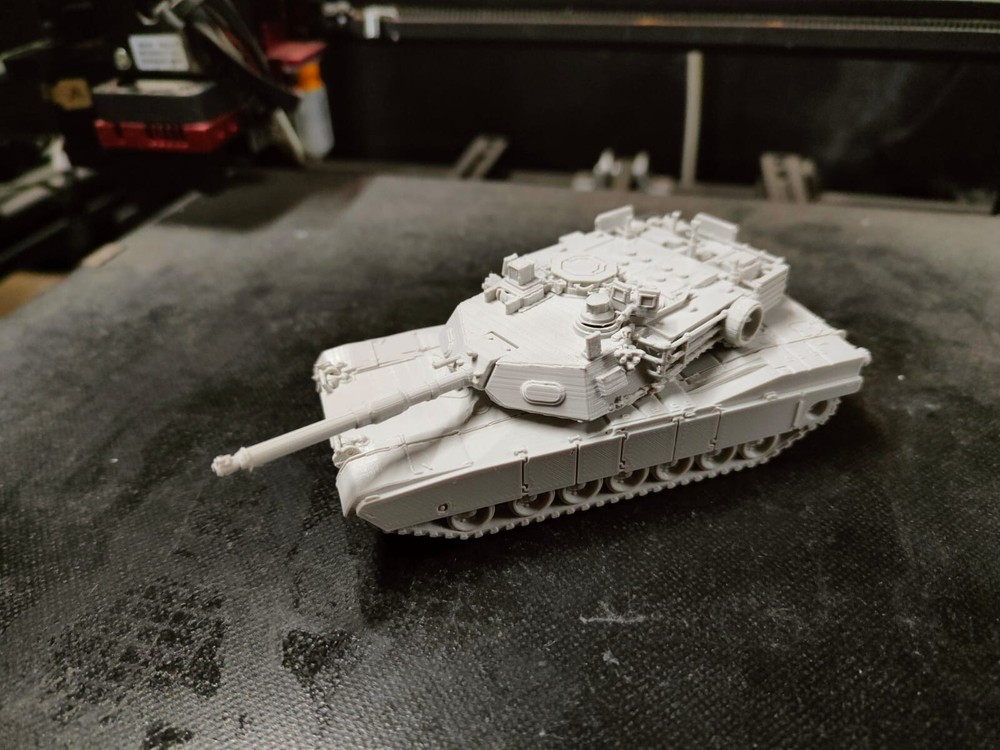 American Abrams M1A2 tank 1:48 scale Printed 3d model kits DIY