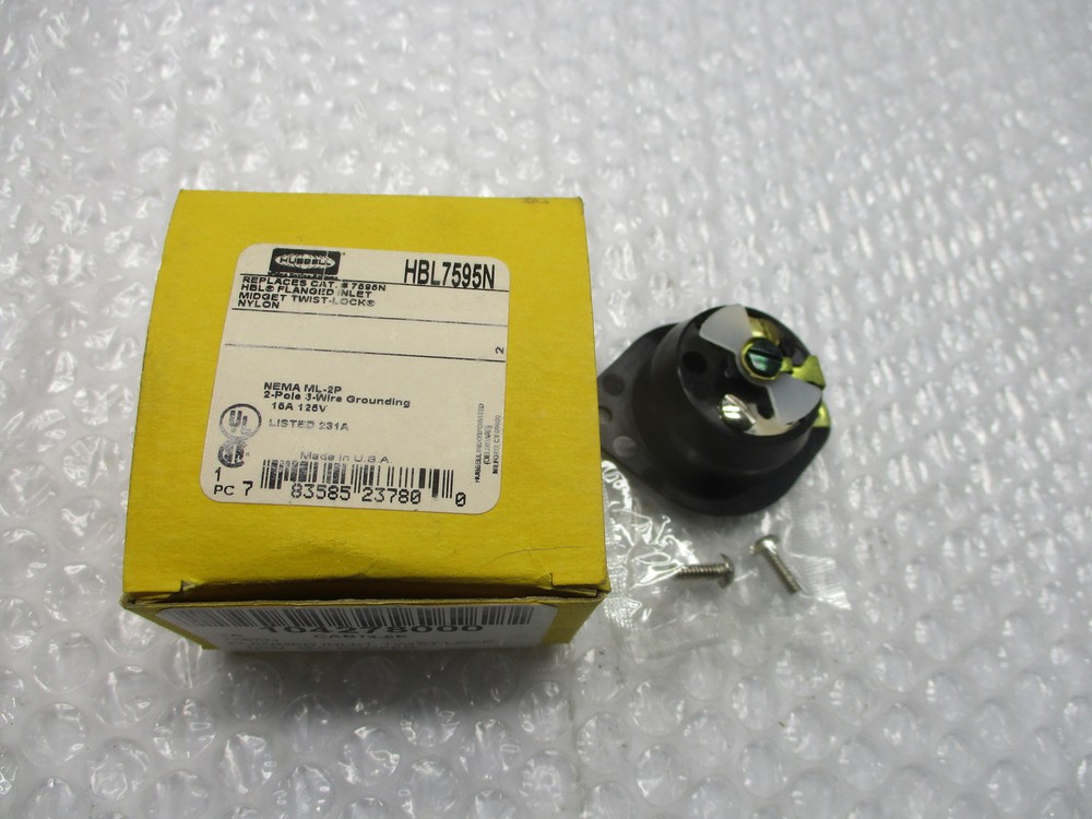 HUBBELL HB7595N RECEPTACLE NSMP