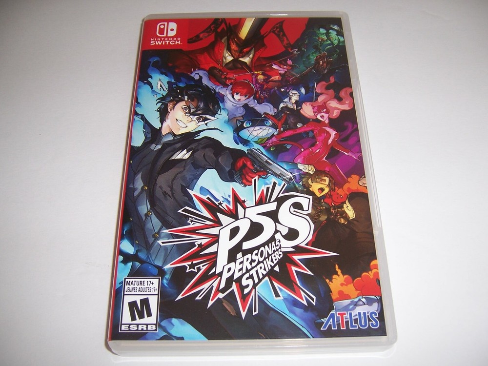 Replacement Authentic Box Case Nintendo Switch for Personia 5 Strikers P5S