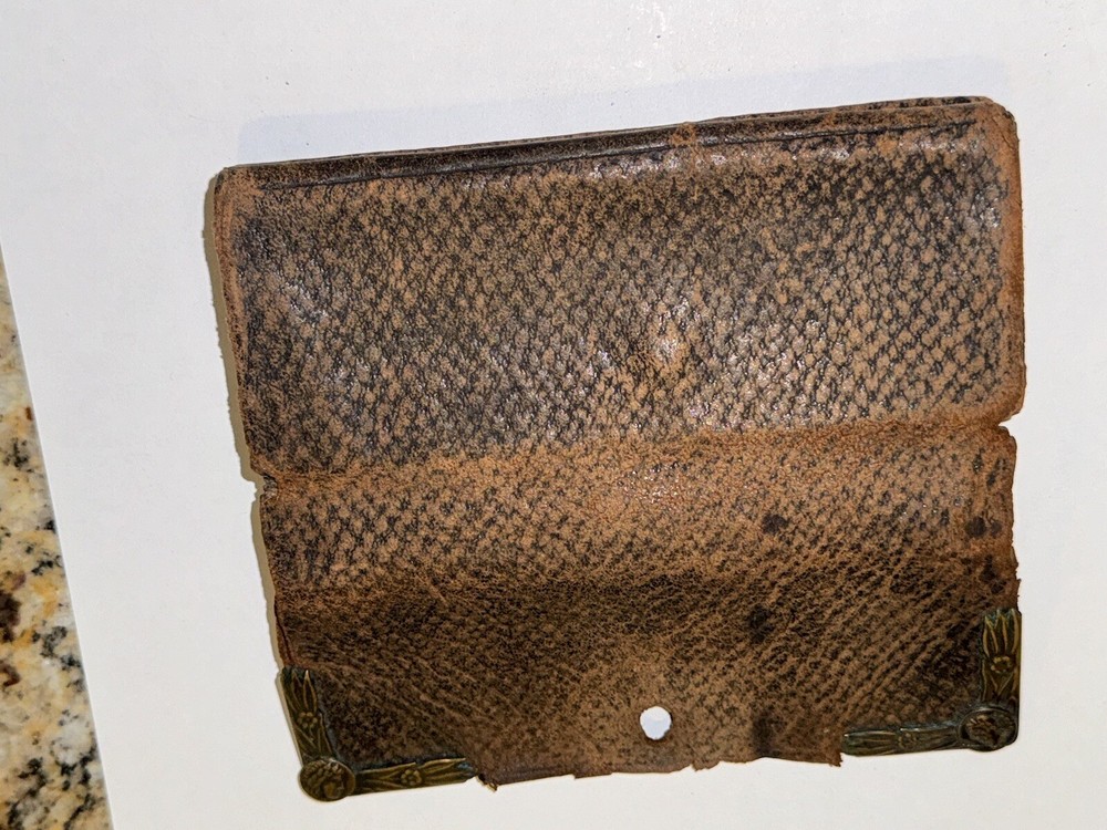 Antique Leather Fly & Leader Wallet