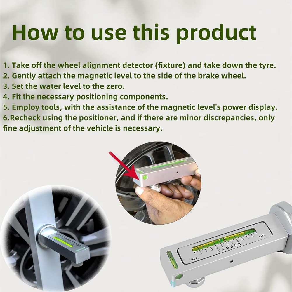 Wheel Alignment Tool, Tire Balancer, Alignment Tool, Wheel Alignment kit, Cam...